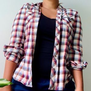 Flannel button down shirt
